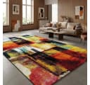 TaCa Home Teppich Kurzflor-Frisee Bunt Modern Bild 2