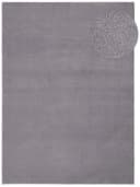 TaCa Home Kurzflor-Teppich Uni Grau 280x380 cm Bild 1