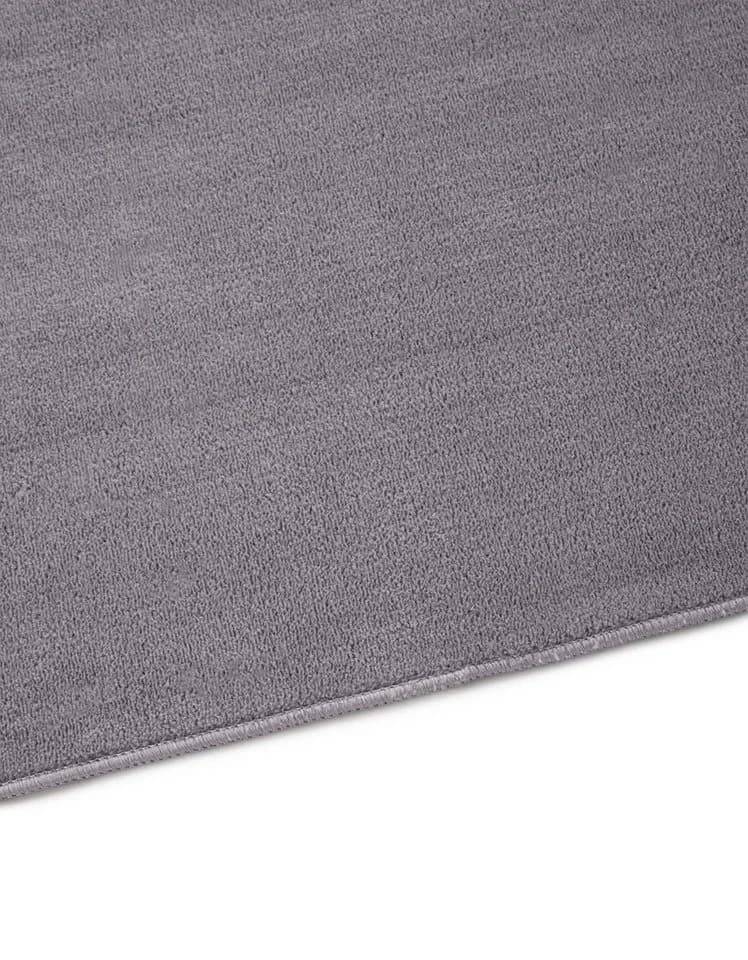 TaCa Home Kurzflor-Teppich Uni Grau 280x380 cm - Bild 5
