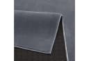 TaCa Home Kurzflor-Teppich Uni Rund Anthrazit 160x160 cm Bild 4