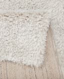 TaCa Home Flokati-Teppich Shaggy Creme Hochflor 52 mm Bild 5