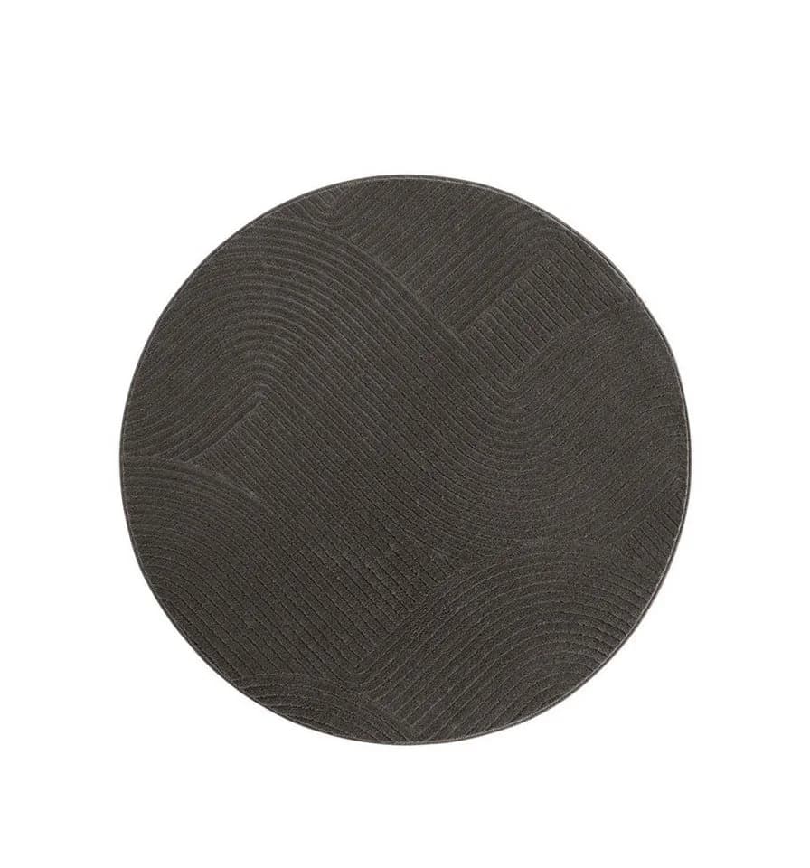 TaCa Home Teppich Kurzflor Hasenfell Optik Anthrazit - Bild 3