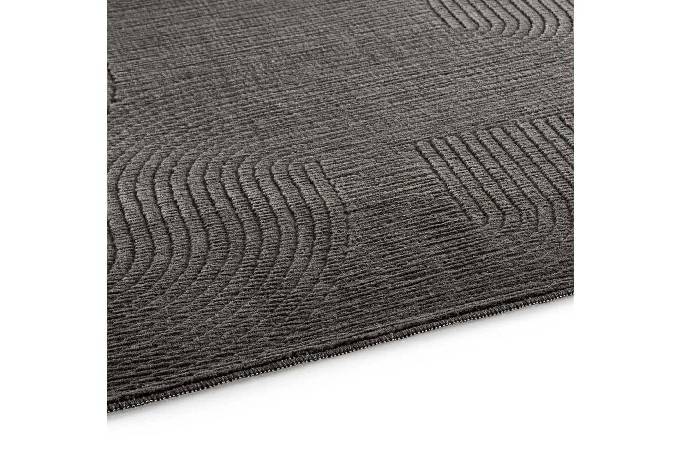 TaCa Home Teppich Kurzflor Hasenfell Optik Anthrazit - Bild 5