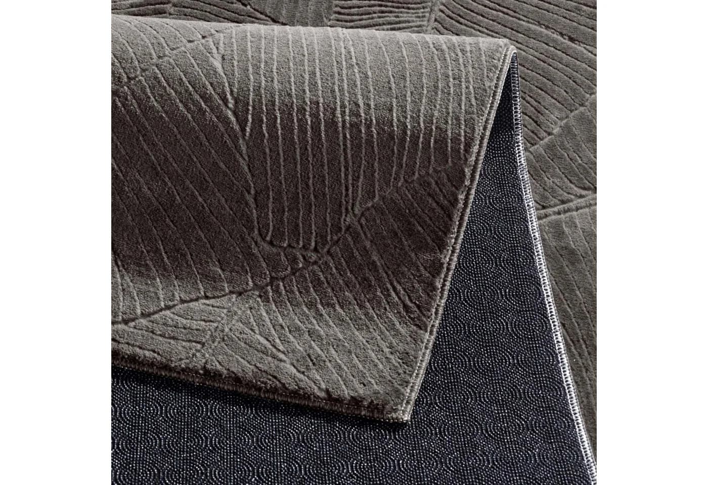 TaCa Home Teppich Kurzflor Hasenfell Optik Anthrazit - Bild 4
