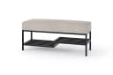 LOFT DESIGN Sitzbank Gepolstert mit Ablage Industrial Stil Bild 2