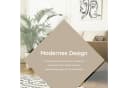 Design Möbel Sitzbank CELINE Gepolsterte Stahlbank mit Buchenholzverstärkung Bild 4