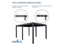 osoltus Bioclimatic Lamellen-Pavillon Pergola mit verstellbarem Lamellendach Bild 3