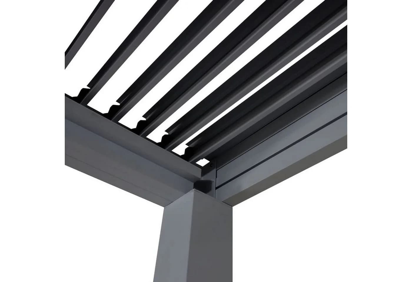 osoltus Bioclimatic Lamellen-Pavillon Pergola mit verstellbarem Lamellendach - Bild 4