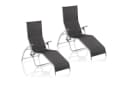 Kettler Tampa Wellnessliege 2er Set Aluminium Silber/Grau Bild 2