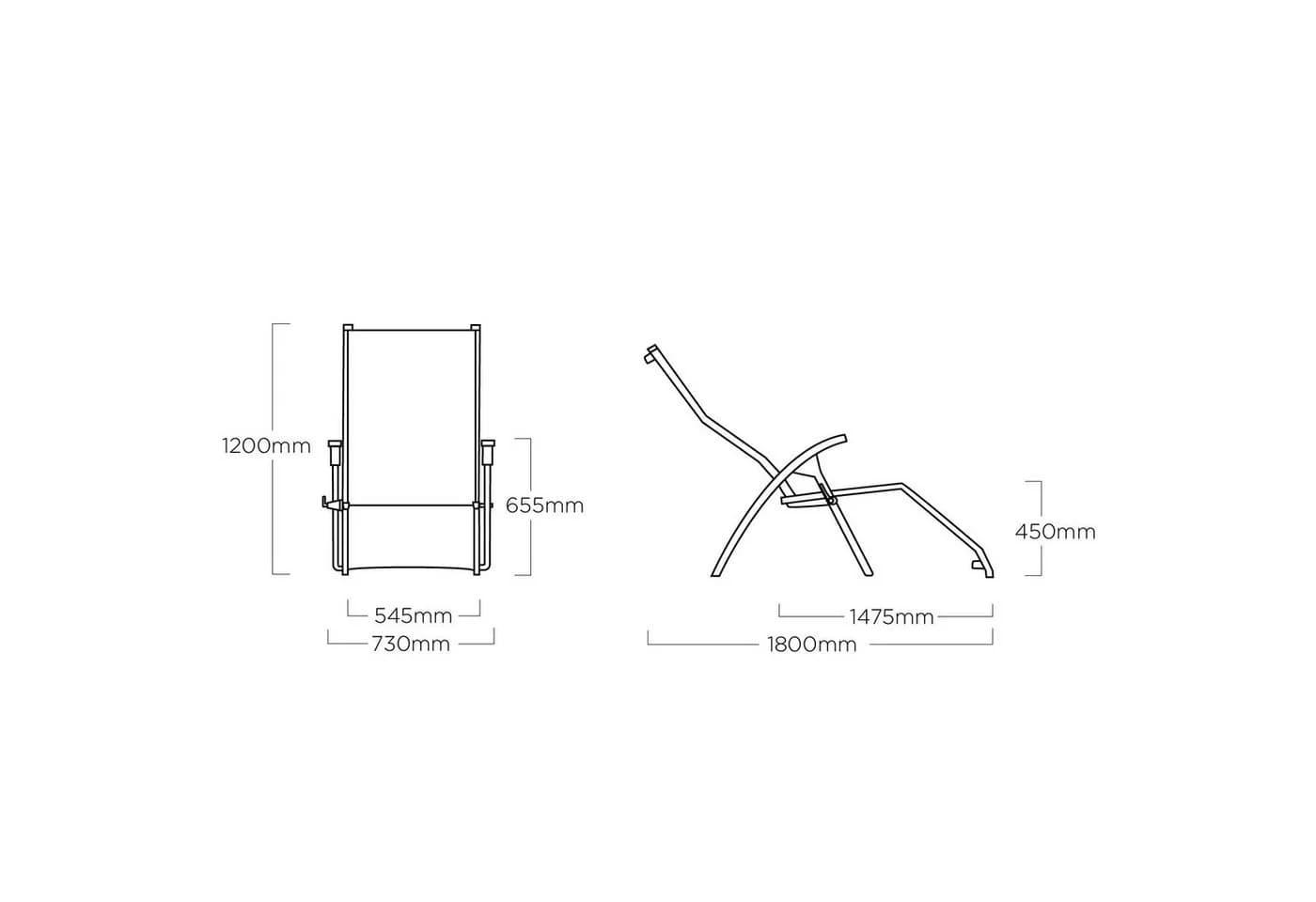 Kettler Tampa Wellnessliege 2er Set Aluminium Silber/Grau - Bild 4