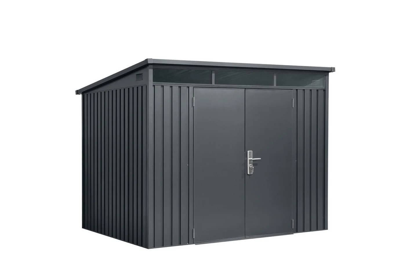 osoltus Premium Metall Gerätehaus Skylight 8 m² 280 x 300 cm - Bild 2