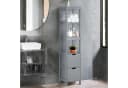 osoltus Badschrank 144 cm Grau Bild 1