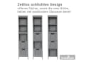 osoltus Badschrank 144 cm Grau Bild 4