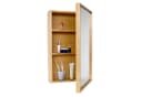 osoltus Spiegelschrank Badschrank mit Tür Bambus Bild 2