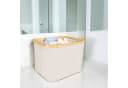 osoltus Faltbox Wäschekorb Bambus Beige 40 cm Bild 1