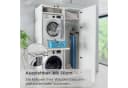 osoltus Universal Verbindungsrahmen Waschmaschine / Trockner mit Teleskopauszug Bild 5