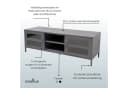 Osoltus Sideboard Manchester Metall Grau Industrial Design Bild 4