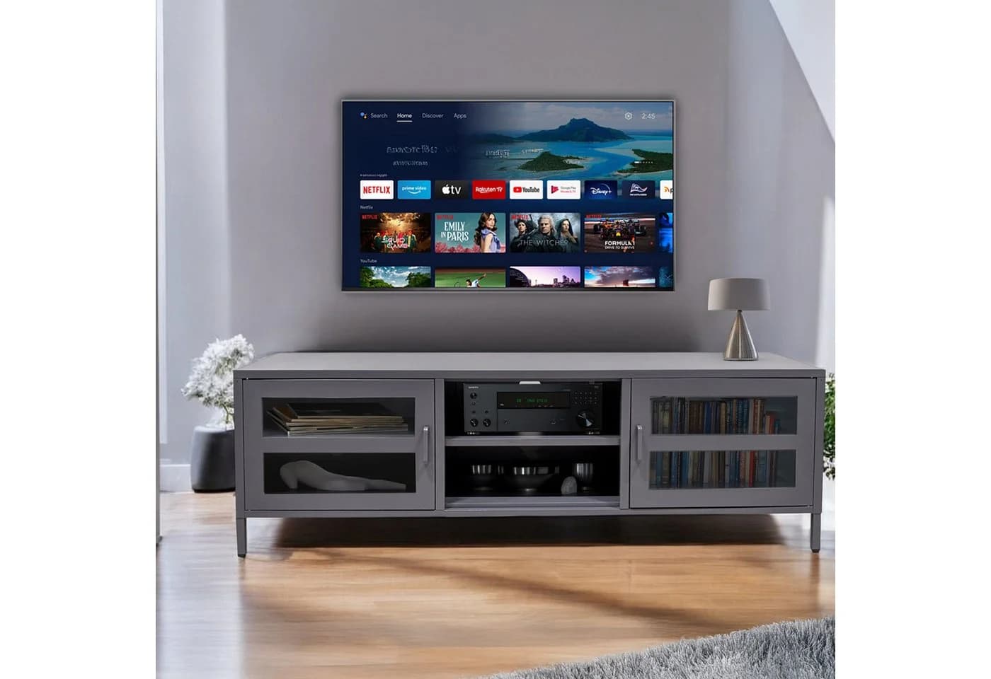 Osoltus Sideboard Manchester Metall Grau Industrial Design - Bild 5