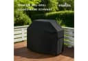 osoltus BBQ Abdeckhaube Schwarz - Premium Schutzhaube für Gasgrill Bild 1