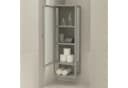 osoltus Wandschrank Riffelglas Stahl Regal cube Warm Grey Industrial Bild 1