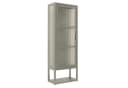 osoltus Wandschrank Riffelglas Stahl Regal cube Warm Grey Industrial Bild 2