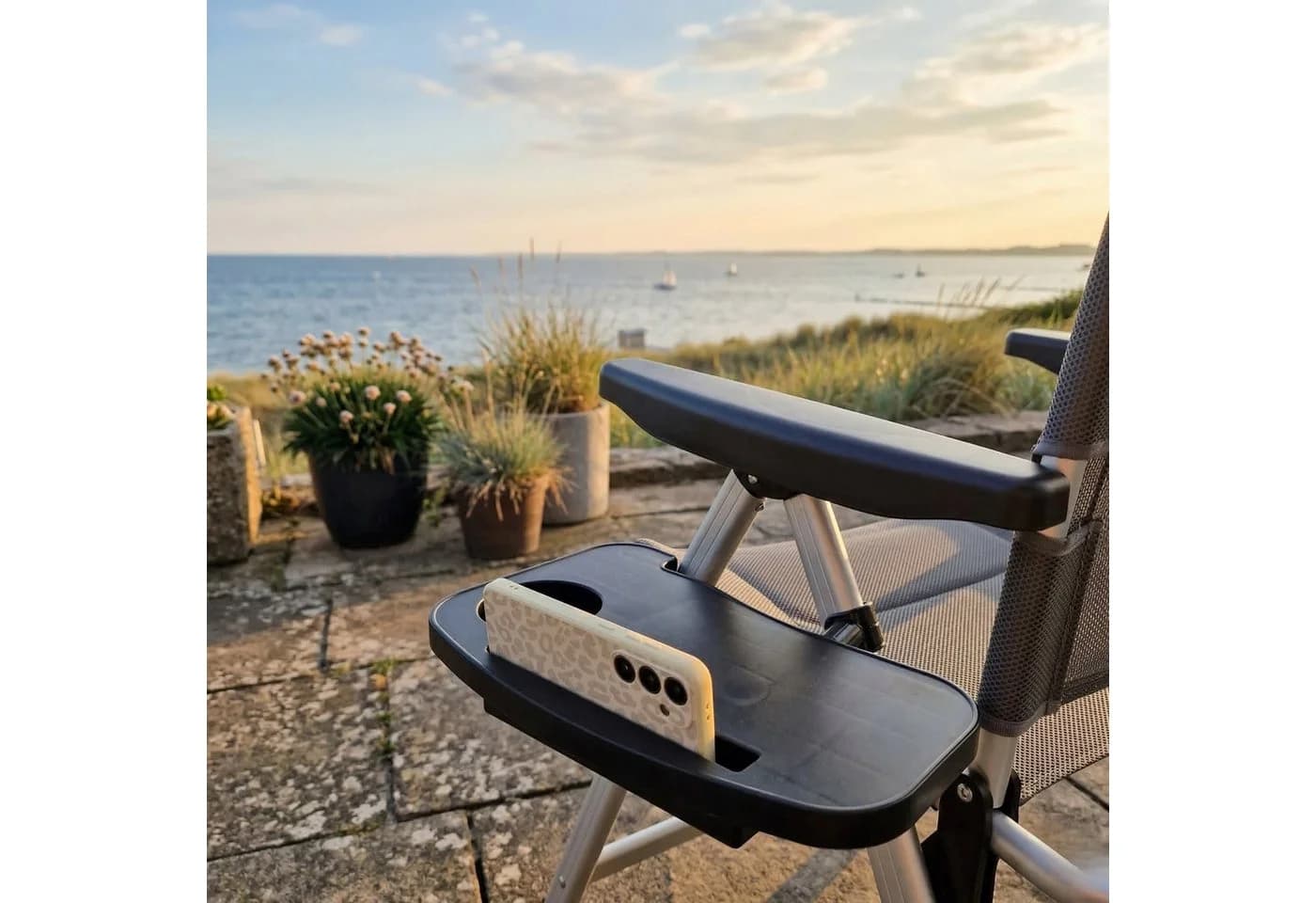 osoltus Getränkehalter Schwarz für Camping Sessel Soft Touch - Bild 4