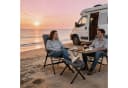 osoltus Alu Camping Hocker mit 3D Soft Touch grau Bild 5