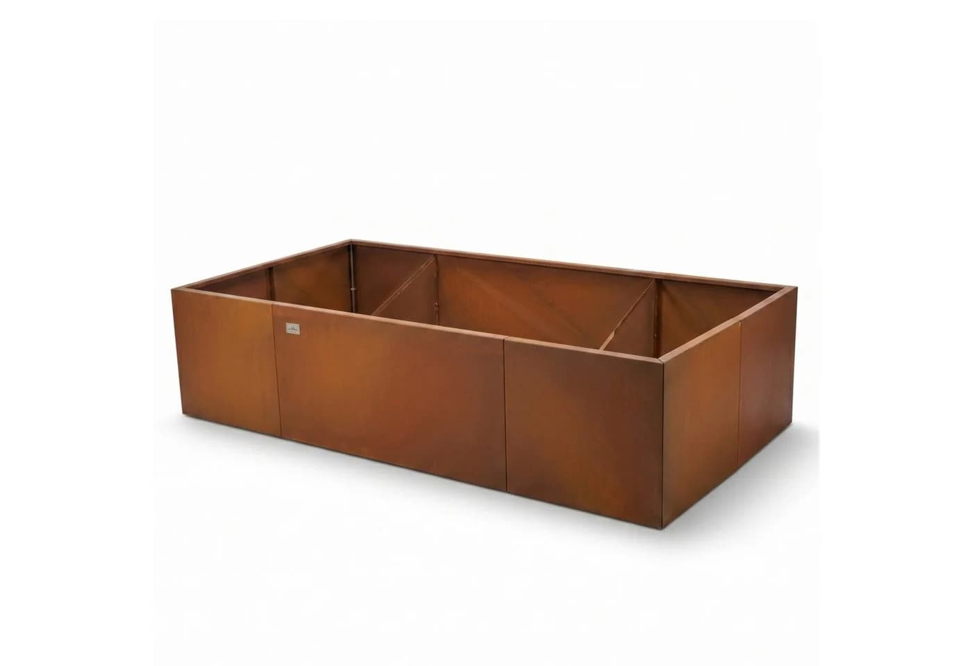 osoltus Hochbeet 200x100x43cm Corten-Stahl Braun - Bild 2