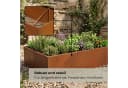 osoltus Hochbeet 200x100x43cm Corten-Stahl Braun Bild 5