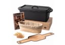 osoltus Brotback Kastenform Gusseisen Emaille 29cm 2,6L Schwarz Bild 2