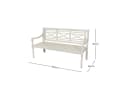 osoltus Gartenbank Sensline Louis 3-Sitzer Akazienholz grau Bild 3