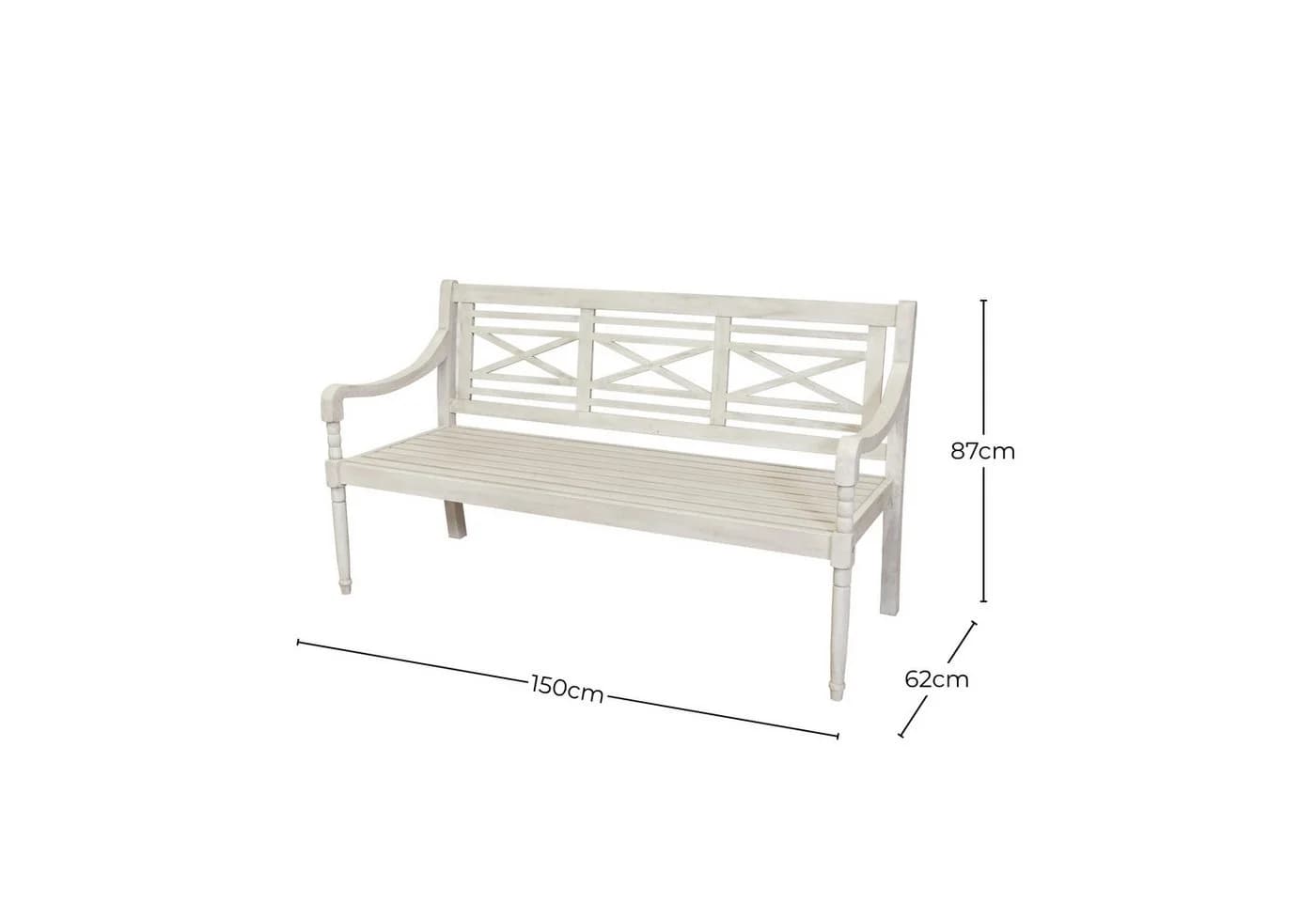 osoltus Gartenbank Sensline Louis 3-Sitzer Akazienholz grau - Bild 3