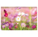 matches21 HOME & HOBBY Platzset 6er Set Blumen-Wiese Pink-Weiß Bild 1