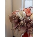 matches21 HOME & HOBBY Kunstblume Magnolie Grau-Weiß Bild 1