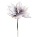 matches21 HOME & HOBBY Kunstblume Magnolie Grau-Weiß Bild 2