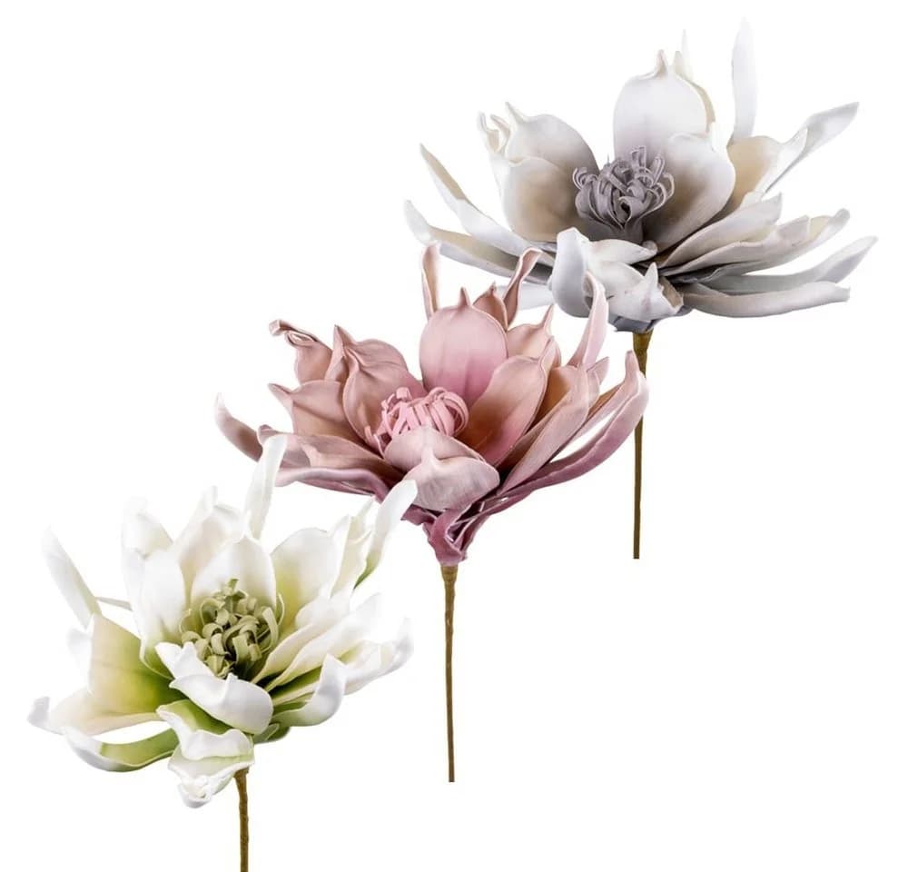 matches21 HOME & HOBBY Kunstblume Lotus Rosa 60 cm - Bild 4