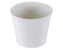 matches21 HOME & HOBBY Blumentopf aus Metall Weiß 14 x 13 cm Bild 2