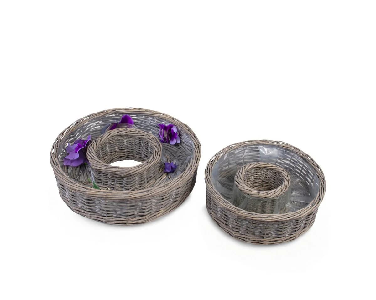 matches21 HOME & HOBBY Pflanz-Ringe Grau Rund - Bild 2