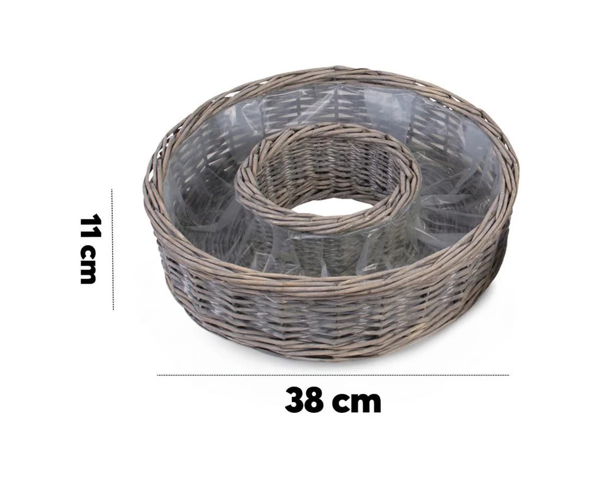 matches21 HOME & HOBBY Pflanz-Ringe Grau Rund - Bild 3