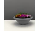 matches21 HOME & HOBBY Blumentopf Grau mit Untersetzer Wetterfest Bild 5