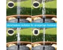 matches21 Solar-Brunnen Schwarz - Gartenfontäne mit 5 Aufsätzen Bild 1