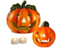 matches21 HOME & HOBBY Jack O Lantern LED Windlichter 2er Set Kürbis Deko Bild 2