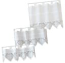 matches21 HOME & HOBBY Scheibengardine Landhaus-Stil Weiß 2 Stk Bild 3