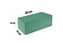 matches21 HOME & HOBBY Schaumgummi Blumen Steckmasse Nass Grün 4 Stk Bild 1