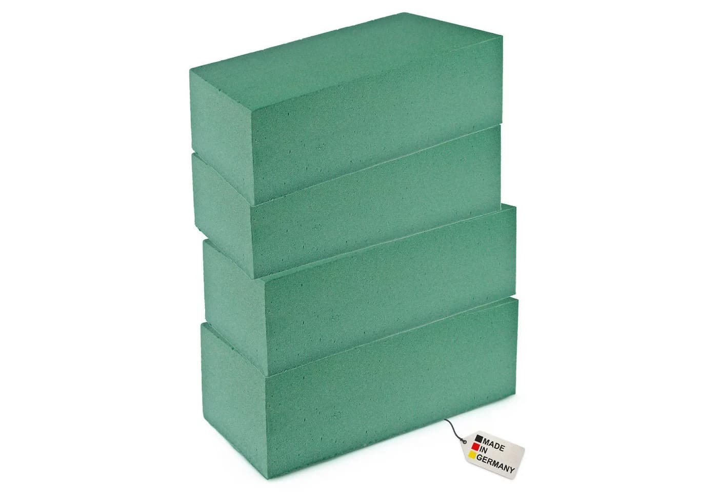 matches21 HOME & HOBBY Schaumgummi Blumen Steckmasse Nass Grün 4 Stk - Bild 2