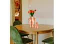 matches21 HOME & HOBBY Dekovase Blumenvase Bunt Gestreift Orange Weiß Keramik Bild 4