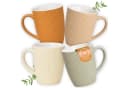 matches21 HOME & HOBBY Kaffeetassen 4er Set Modern Beige Grau Orange Bild 2