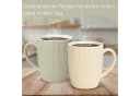 matches21 HOME & HOBBY Kaffeetassen 4er Set Modern Beige Grau Orange Bild 4