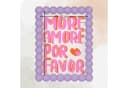matches21 HOME & HOBBY Bilderrahmen 10x15 cm Pastelllila Bubble-Design Bild 4
