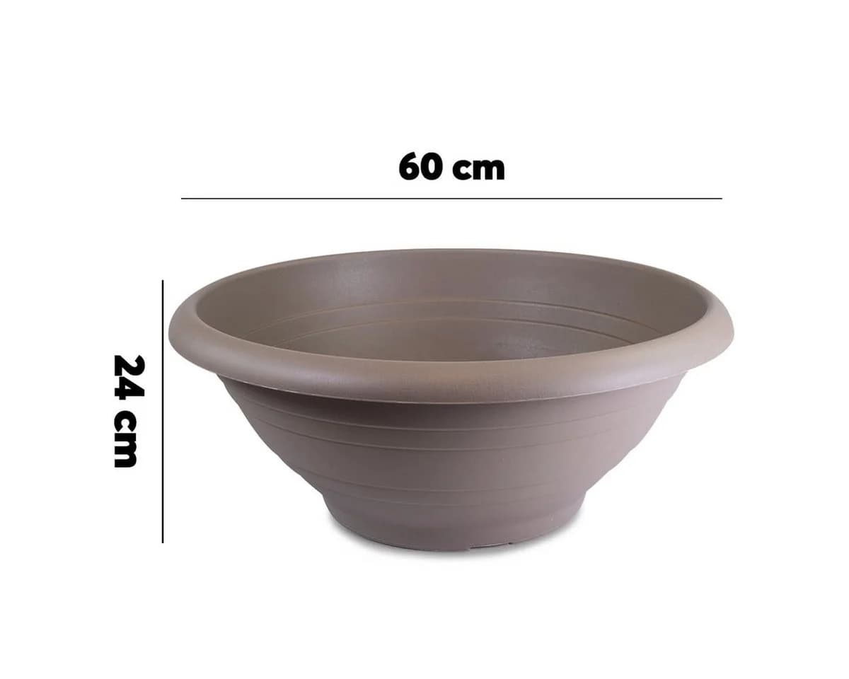 matches21 HOME & HOBBY Solar Brunnen Set Taupe 60cm